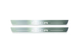 stainless steel door sill plates for Ford Kuga I 2008+ with Kuga logo