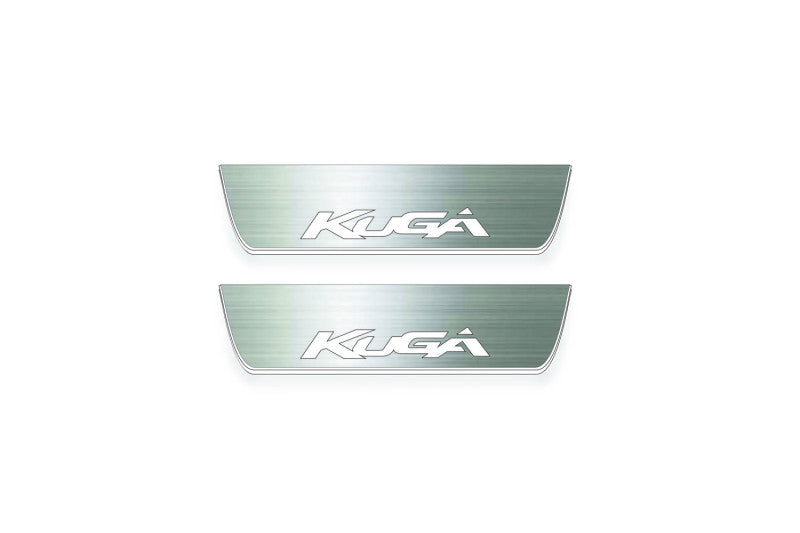 LED door sill plates for Ford Kuga I 2008+ with Kuga logo