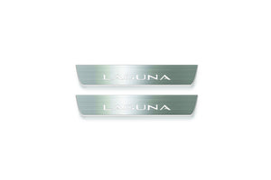 Renault Laguna III 2007+ Stainless Steel LED Door Sills – Laguna Logo