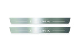 Renault Laguna III 2007+ Stainless Steel LED Door Sills – Laguna Logo
