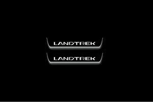 Peugeot Landtrek 2024+ LED Door Sills Illuminated Scuff Landtrek Logo Stainless Steel Entry Guards