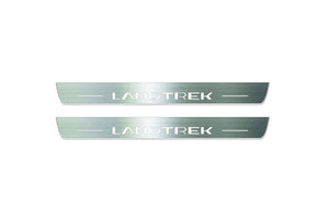 Peugeot Landtrek 2024+ LED Door Sills Illuminated Scuff Landtrek Logo Stainless Steel Entry Guards