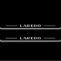 LED door sill plates stainless steel Jeep Grand Cherokee IV WK2 2010+ with Laredo logo