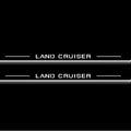 Toyota LC 300 2021+ Stainless Steel LED Door Sills – Land Cruiser Logo