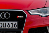 Audi RS6 LED Grille Badge on a grille