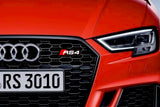 Audi RS4 Type 2 LED Grille Badge on a grille