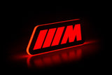 BMW ///M (type 2) LED grille badge with lighting at night