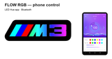 BMW ///M3 (type 1) FLOW RGB lighting controlled using LED Hue via Bluetooth