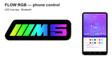 BMW ///M5 (type 2) FLOW RGB lighting controlled using LED Hue via Bluetooth