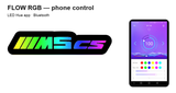 BMW ///M5 cs (type 2) FLOW RGB lighting controlled using LED Hue via Bluetooth