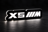 BMW X5 ///M (type 2) LED grille badge with lighting at night