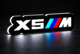 BMW X5 ///M (type 1) LED grille badge with lighting at night