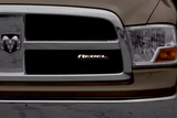 Dodge Rebel LED Grille Badge illuminated at night