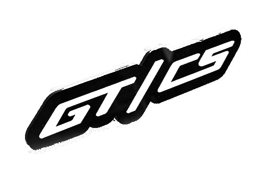 Ford GT/CS Type 1 LED Grille Badge — White lighting on white background