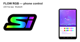 Honda Si FLOW RGB lighting controlled using LED Hue via Bluetooth