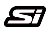 Honda Si LED grille badge — White lighting on white background