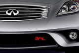 Infiniti IPL Type 2 LED Grille Badge on a grille