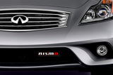 Nissan Nismo Type 1 LED Grille Badge on a grille