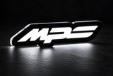 Mazda MPS LED grille badge with lighting at night