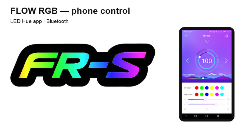 Scion FR-S FLOW RGB lighting controlled using LED Hue via Bluetooth