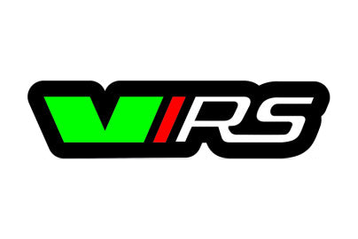 Skoda VRS (type 1) LED grille badge — Standard lighting on white background