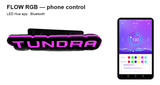 Toyota Tundra LED Grille Badge — FLOW RGB controlled using LED Hue via Bluetooth