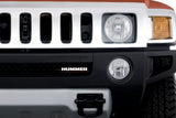 Hummer Hummer LED grille badge installed on a grille