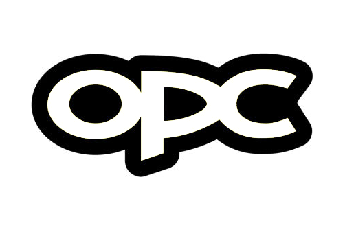 Opel OPC LED Grille Badge — White lighting on white background