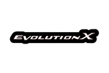 Mitsubishi Evolution X LED Grille Badge — White lighting on white background