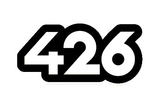 Jeep 426 LED Grille Badge — White lighting on white background