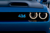 Jeep 426 LED Grille Badge illuminated at night