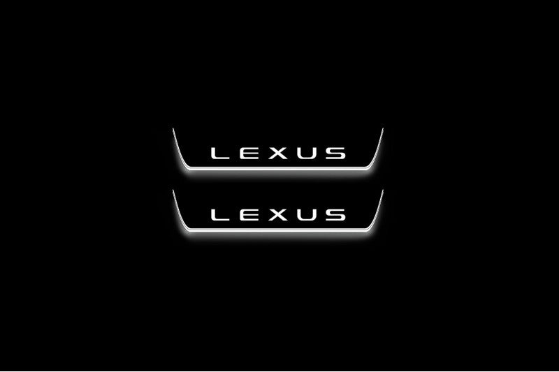 Lexus GX III J310 2024+ Stainless Steel LED Door Sills – Lexus Logo