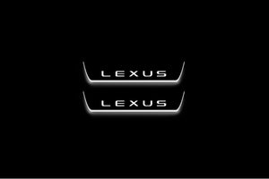 Lexus GX III J310 2024+ Stainless Steel LED Door Sills – Lexus Logo