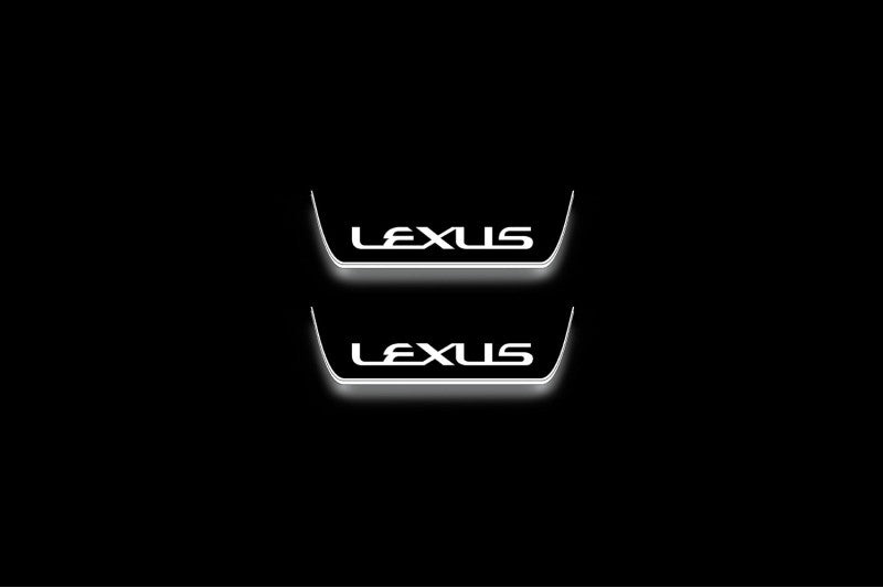 Lexus GS III S190 2005-2012 Stainless Steel LED Door Sills – Lexus Logo