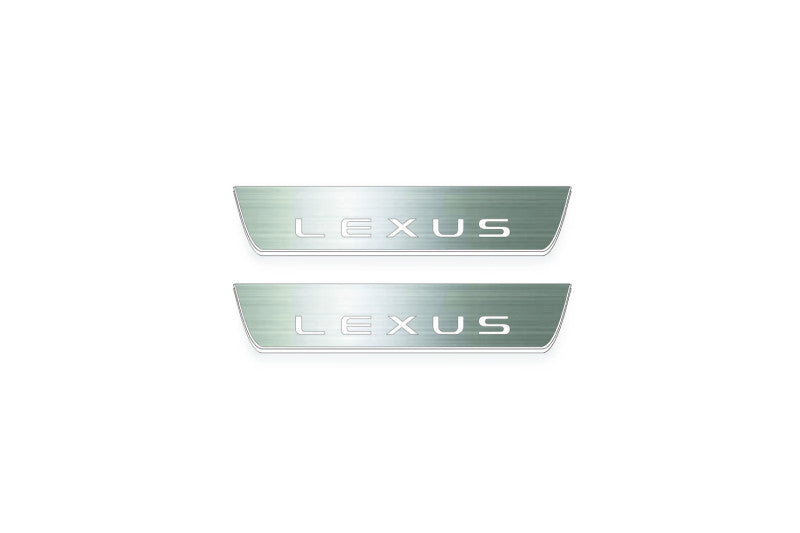 Lexus GX III J310 2024+ Stainless Steel LED Door Sills – Lexus Logo