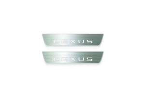 Lexus GX III J310 2024+ Stainless Steel LED Door Sills – Lexus Logo