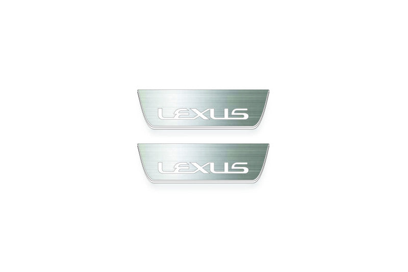 Lexus GS III S190 2005-2012 Stainless Steel LED Door Sills – Lexus Logo