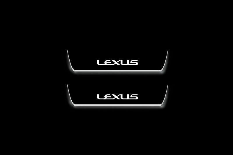 Lexus RX V AL30 2015+ Stainless Steel LED Door Sills – Lexus Logo