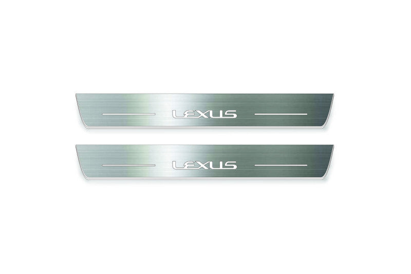 Lexus RX V AL30 2015+ Stainless Steel LED Door Sills – Lexus Logo