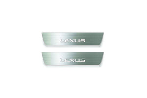 Lexus RX V AL30 2015+ Stainless Steel LED Door Sills – Lexus Logo