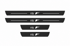 Lexus IS Sedan XE30 Matte PRO LED door sills with IS F design