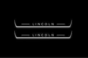 Lincoln MKX II CD539 Stainless Steel LED Door Sills – Lincoln Logo