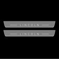 Illuminated LED Door Sill Tread Plates Lincoln Nautilus I 2019-2023 With Lincoln Logo Lincoln Led Door Sills opdesign