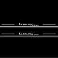 BMW X5 F15 2013-2018 LED Door Sills Illuminated Scuff Luxury Line Logo Stainless Steel Entry Guards