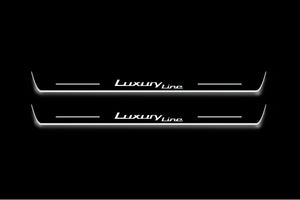 BMW X6 G06 2019+ LED Door Sills Illuminated Scuff Luxury Line Logo Stainless Steel Entry Guards Door Sills Decoin