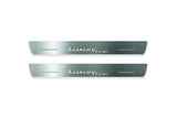 BMW 3 G20 2019+ LED door sill plates stainless steel with Luxury Line logo