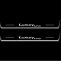 BMW 3 F30 2012-2018 LED Door Sills Illuminated Scuff Luxury Line Logo Stainless Steel Entry Guards