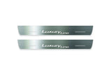 LED door sill plates for BMW 5 F30 2012+ with Luxury Line logo