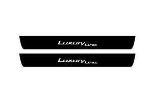 BMW 3 G20 2019+ Illuminated Matte Sill Plates with logo Luxury Line BMW Led Door Sills PRO opdesign