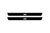 stainless steel illuminated door sill protectors for BMW X5 E70 2006+ with ///M logo